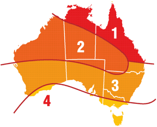 澳大利亚STC区域地图